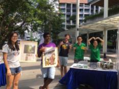 Booth at NUS University Town on 16 February 2016